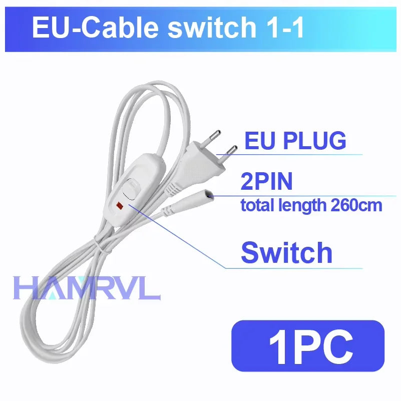 LED Hexagon Connector Cable DIY for Honeycomb Lamp AC110V-240V Barbershop Esports Workshop Garage 4S Car surface Lighting