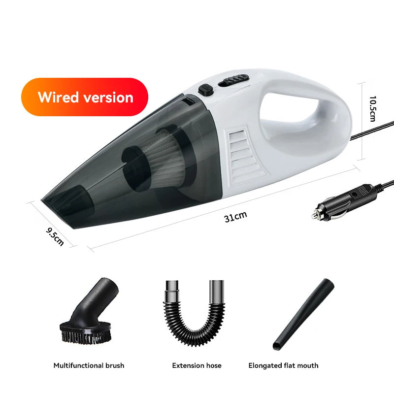 Xiaomi 180W Car Vacuum Cleaner Wireless Handheld High Power Vacuum Cleaner USB Charging Clean Machine Suitable For Home Pet Hair