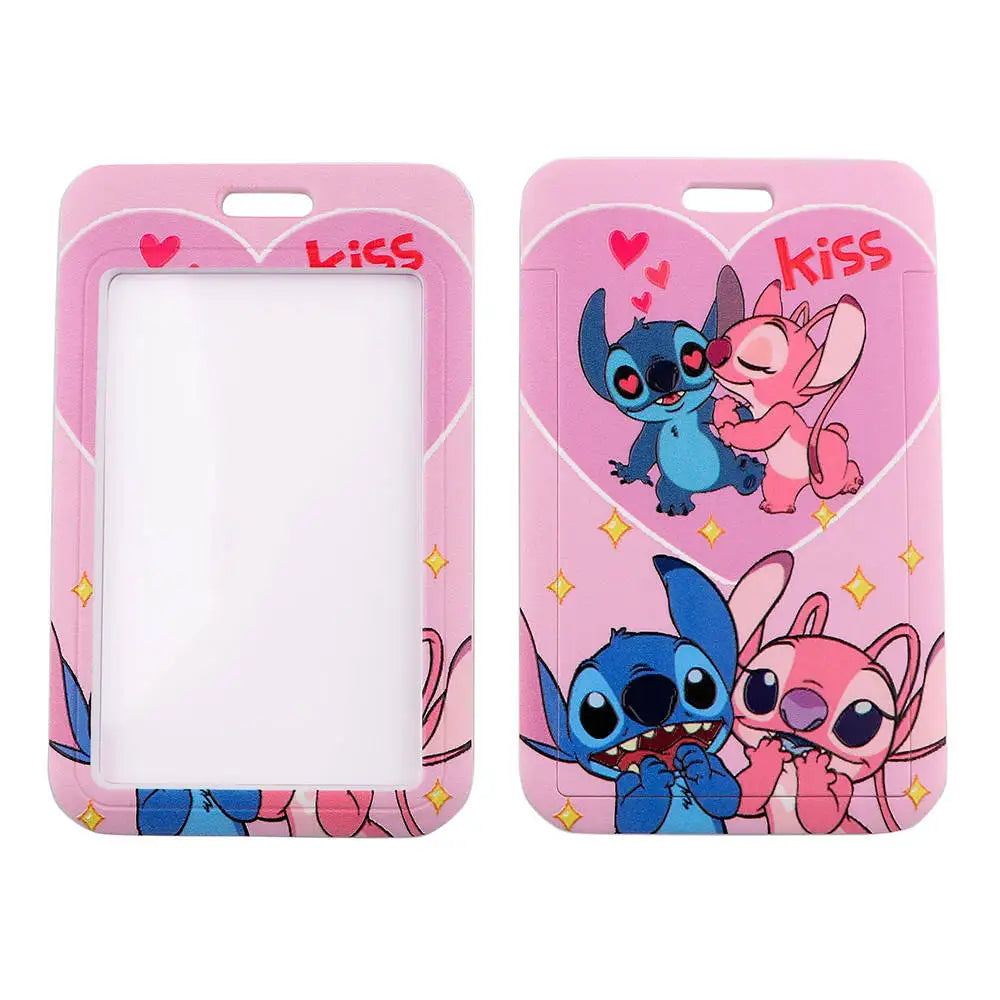 Stitch Cute Cartoon Animation Lanyards For Keys Chain ID Credit Card Cover Pass Mobile Phone Charm Neck Strap Badge Holder Gifts