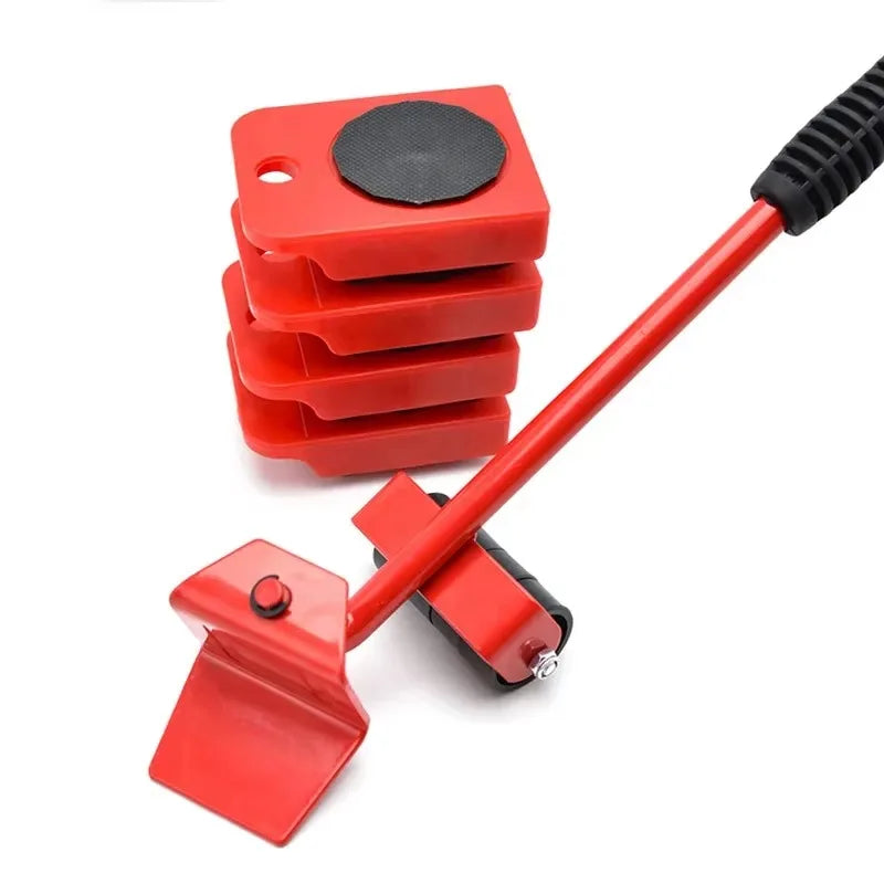 Furniture Moving Transport Roller Set Wheel Bar Mover Moving Heavy  Stuffs Device Removal Lifting Moving Tool Set Hand Tools