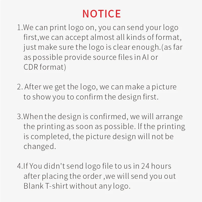 Customized T-shirts free printing logo images